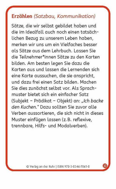 Produktbild: Verben: Set 2 - Deutsch, Englisch, Franz&ouml;sisch und Arabisch