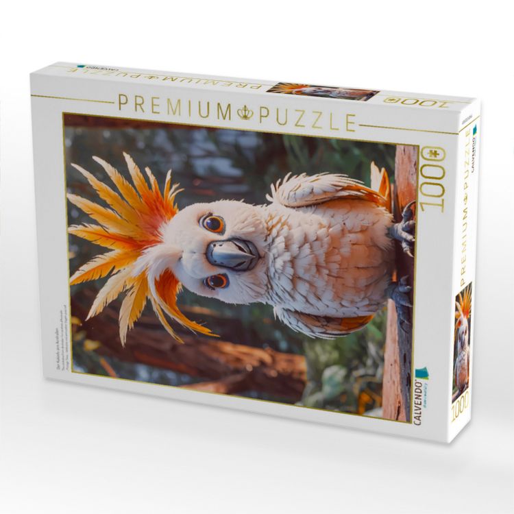 Produktbild: CALVENDO Puzzle Der Kakadu aus Australien | 1000 Teile Lege-Gr&ouml;&szlig;e 64x48cm Foto-Puzzle f&uuml;r gl&uuml;ckliche Stunden