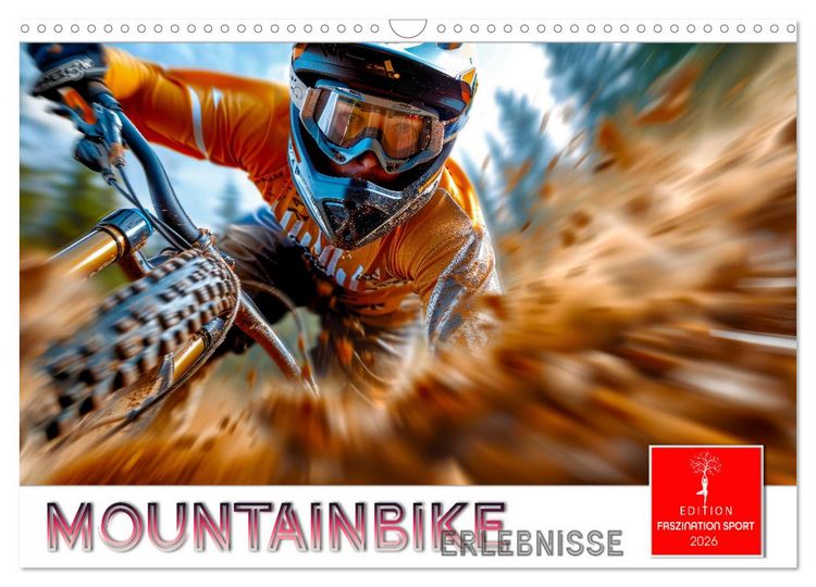 Produktbild: Mountainbike Erlebnisse (Wandkalender 2026 DIN A3 quer), CALVENDO Monatskalender