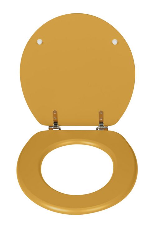 Produktbild: WC-Sitz Mod. Prima Senfgelb matt, MDF, zertifiziert