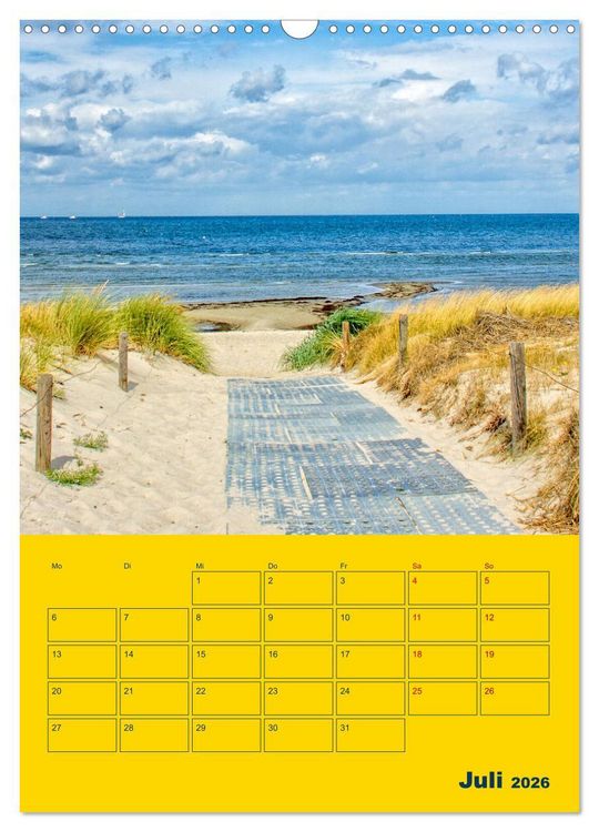 Produktbild: Sehnsuchtsort Ostseeinsel Poel (Wandkalender 2026 DIN A3 hoch), CALVENDO Monatskalender