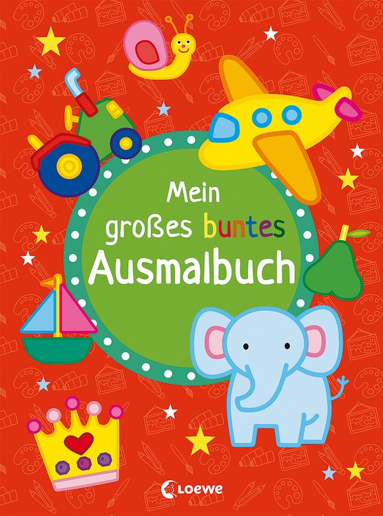 Produktbild: Mein gro&szlig;es buntes Ausmalbuch (Elefant)