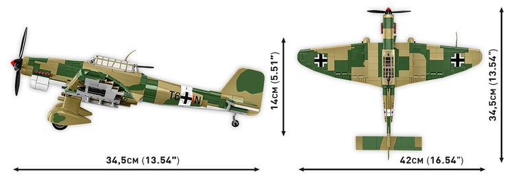 Produktbild: COBI Historical Collection 5748 - Junkers JU-87 B-2