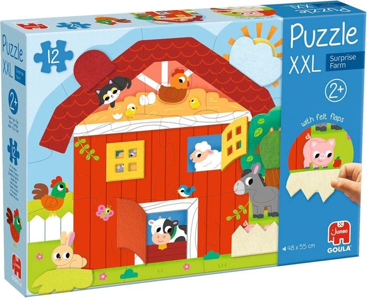 Produktbild: GOULA - XXL-Puzzle &Uuml;berraschungsbauernhof