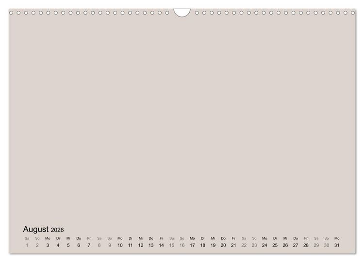 Produktbild: DIY Bastel-Kalender -Erdige Pastell Farben- Zum Selbstgestalten (Wandkalender 2026 DIN A3 quer), CALVENDO Monatskalender