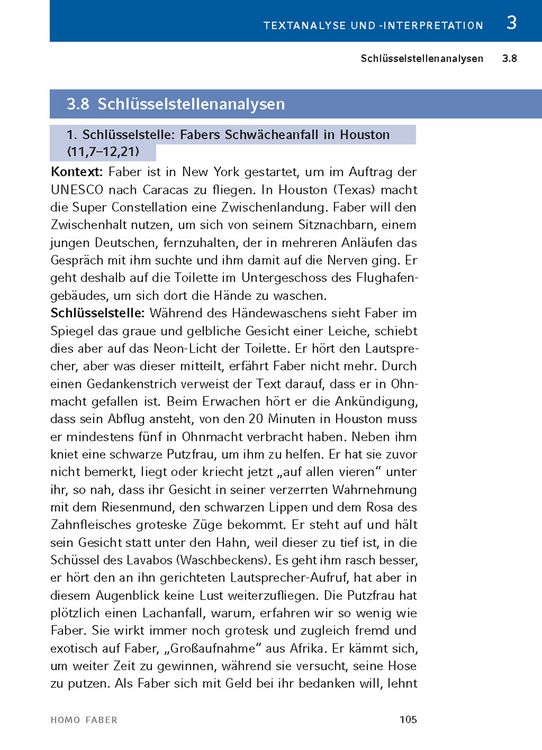 Produktbild: Homo faber von Max Frisch - Textanalyse und Interpretation
