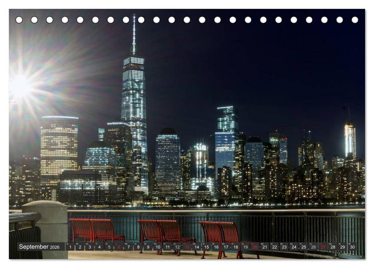 Produktbild: Fernweh New York City (Tischkalender 2026 DIN A5 quer), CALVENDO Monatskalender