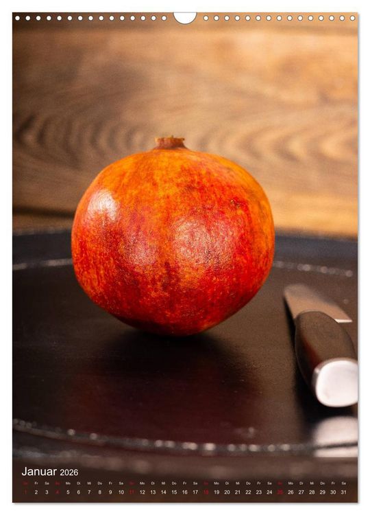 Produktbild: Granatapfel (Wandkalender 2026 DIN A3 hoch), CALVENDO Monatskalender