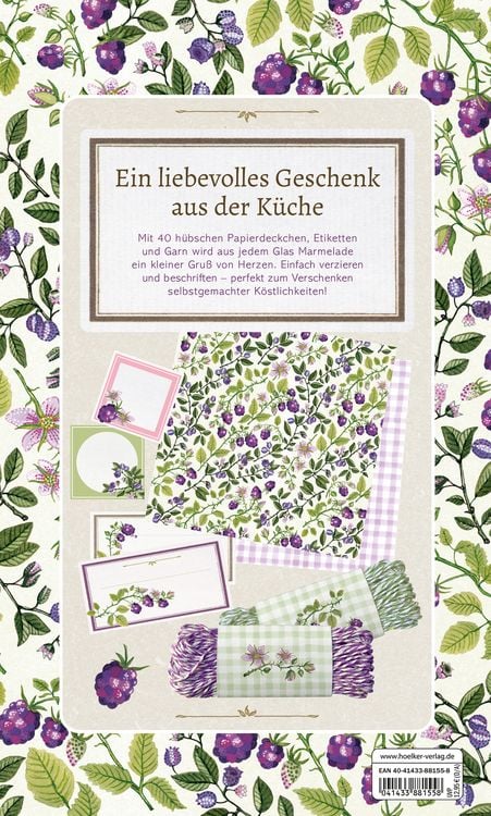 Produktbild: Marmeladen-Deko-Set - Beeren
