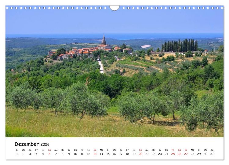 Produktbild: Istrien (Wandkalender 2026 DIN A3 quer), CALVENDO Monatskalender
