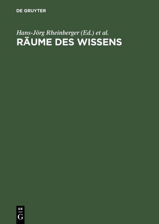 Produktbild: R&auml;ume des Wissens
