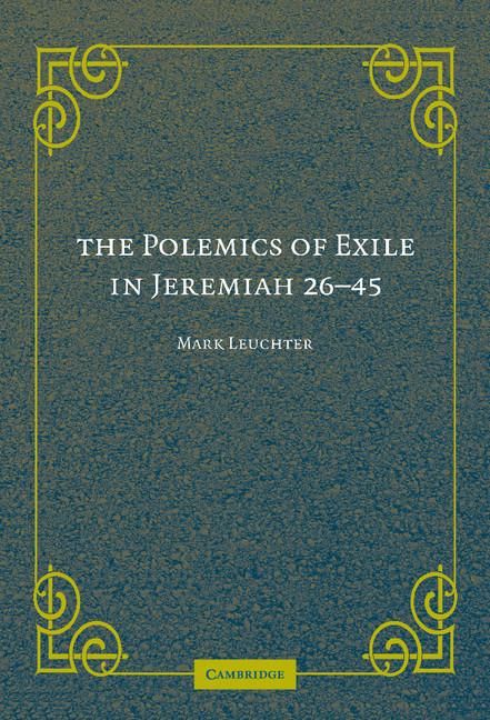 Produktbild: The Polemics of Exile in Jeremiah 26-45