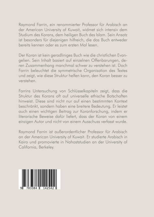 Produktbild: Struktur und Koran-Auslegung: