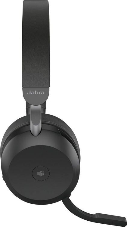 Produktbild: Jabra Evolve2 75 Over Ear Headset kabelgebunden Schwarz Batterieladeanzeige, Mikrofon-Stummschaltung Telefon