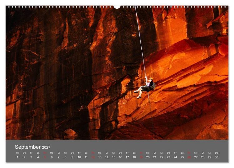 Produktbild: Bergsteigen - Extremsport am Limit (Wandkalender 2027 DIN A2 quer), CALVENDO Monatskalender