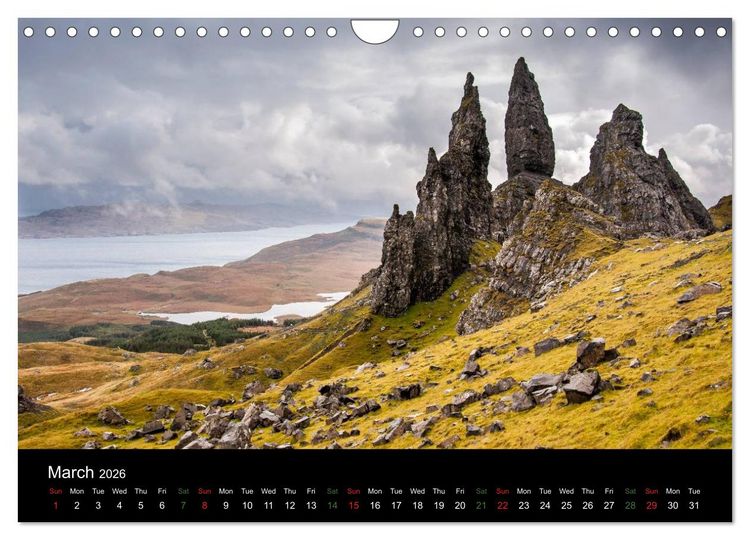 Produktbild: Scenes from the Isle of Skye (Wall Calendar 2026 DIN A4 landscape), CALVENDO 12 Month Wall Calendar
