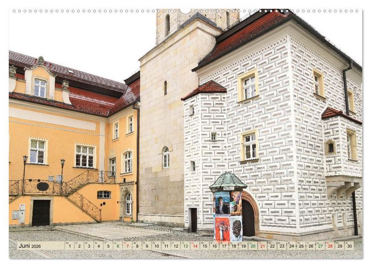 Produktbild: Bunzlau - Boleslawiec - Ein Stadtspaziergang (hochwertiger Premium Wandkalender 2026 DIN A2 quer), Kunstdruck in Hochglanz