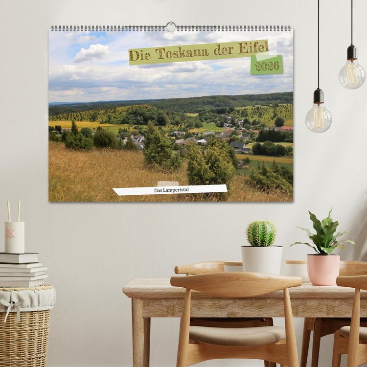 Produktbild: Die Toskana der Eifel - Das Lampertstal (Wandkalender 2026 DIN A2 quer), CALVENDO Monatskalender
