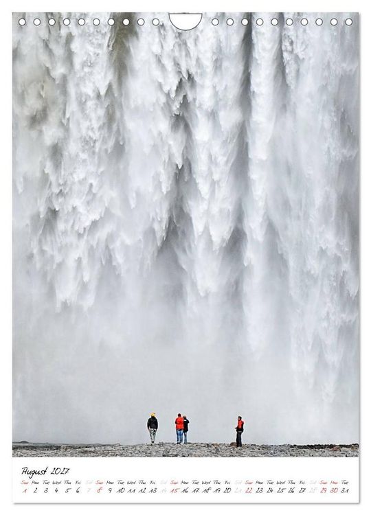 Produktbild: Iceland Calendar 2027 - Discover unique nature - UK Version (Wall Calendar 2027 DIN A4 portrait), CALVENDO 12 Month Wall Calendar