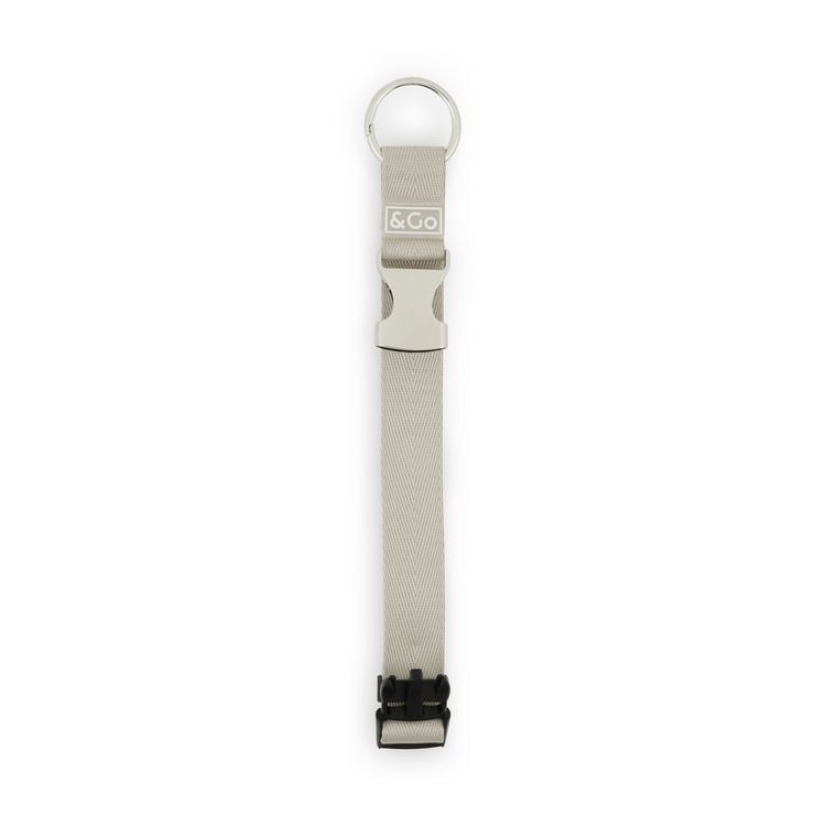 Produktbild: Taschenkarabiner Grau-Beige
