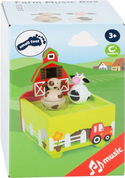 Produktbild: small foot 11715 - Spieluhr Bauernhof, Holz