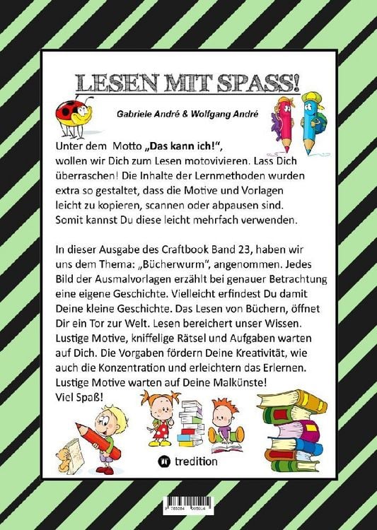 Produktbild: Craftook - Spielerisch Lesenlernen - 100 Tolle Motive - L&uuml;ckentext - Spannende R&auml;tsel - Motivation - Spass Am Lesen