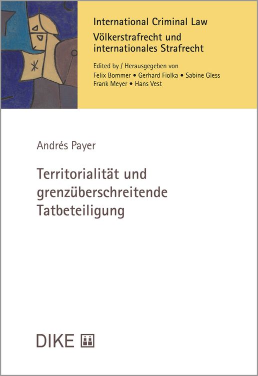 Produktbild: Territorialit&auml;t und grenz&uuml;berschreitende Tatbeteiligung