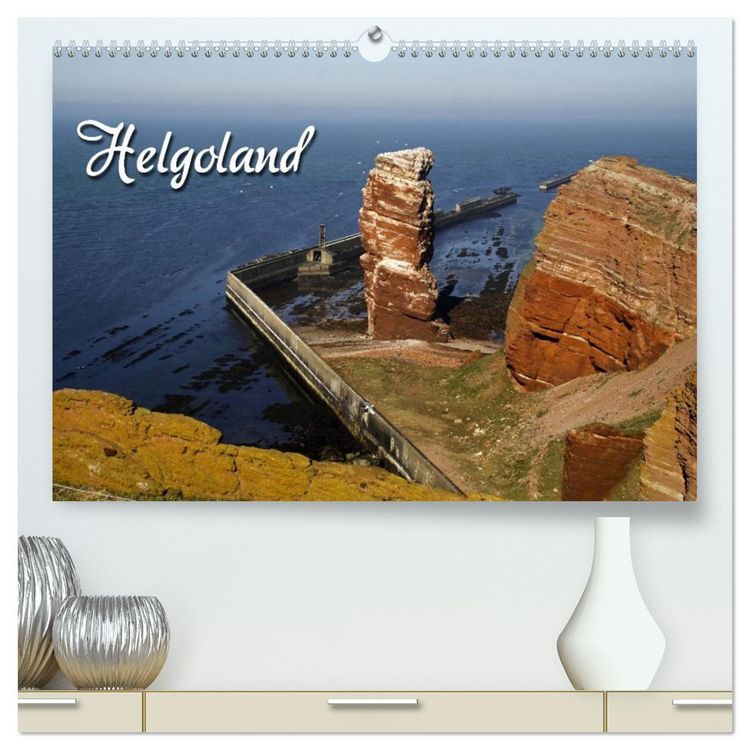 Produktbild: Helgoland (hochwertiger Premium Wandkalender 2026 DIN A2 quer), Kunstdruck in Hochglanz