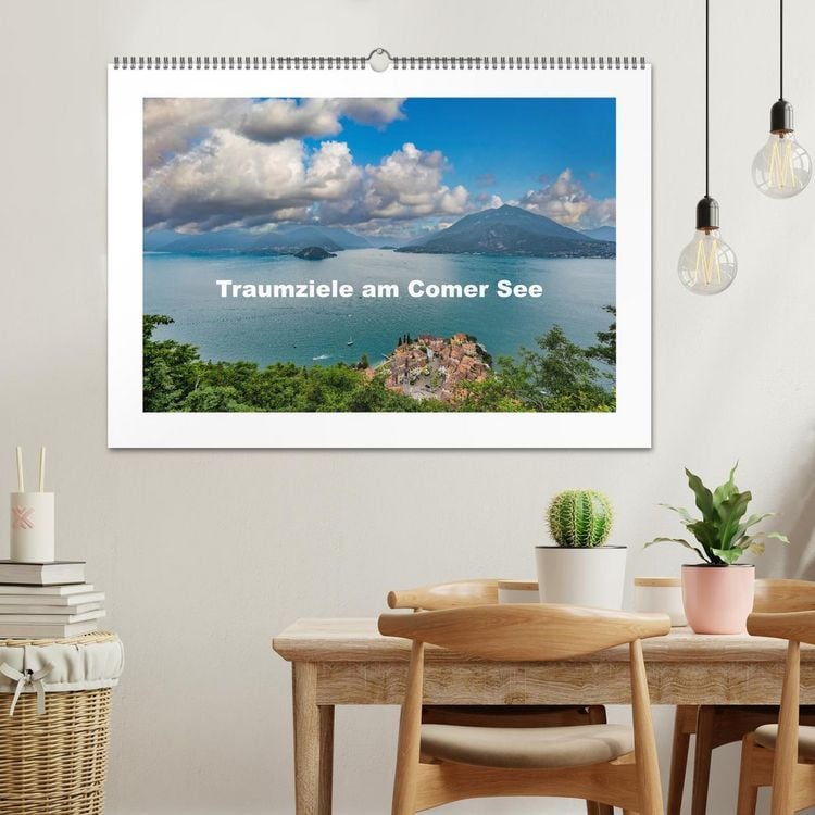 Produktbild: Traumziele am Comer See (Wandkalender 2026 DIN A2 quer), CALVENDO Monatskalender