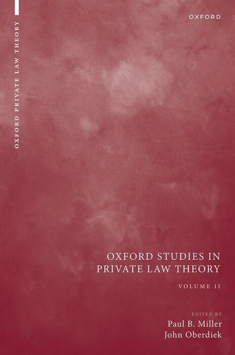 Produktbild: Oxford Studies in Private Law Theory: Volume II
