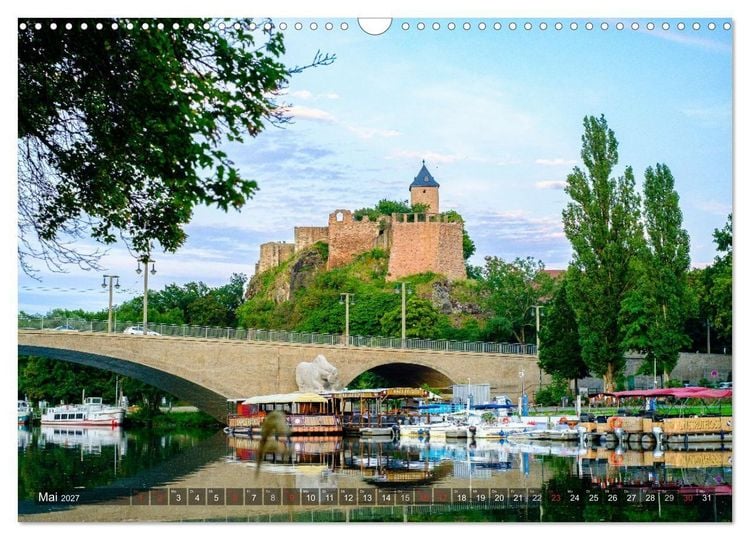 Produktbild: Ein Blick auf Halle an der Saale (Wandkalender 2027 DIN A3 quer), CALVENDO Monatskalender
