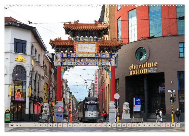 Produktbild: Antwerpen - Faszinierende Gro&szlig;stadt (Wandkalender 2026 DIN A2 quer), CALVENDO Monatskalender