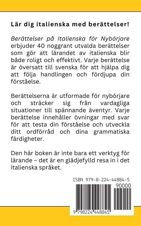 Produktbild: Korta Ber&auml;ttelser p&aring; Italienska f&ouml;r Nyb&ouml;rjare