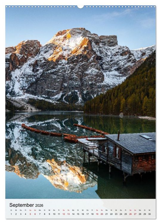 Produktbild: Die Dolomiten - Berge, die begeistern (Wandkalender 2026 DIN A2 hoch), CALVENDO Monatskalender