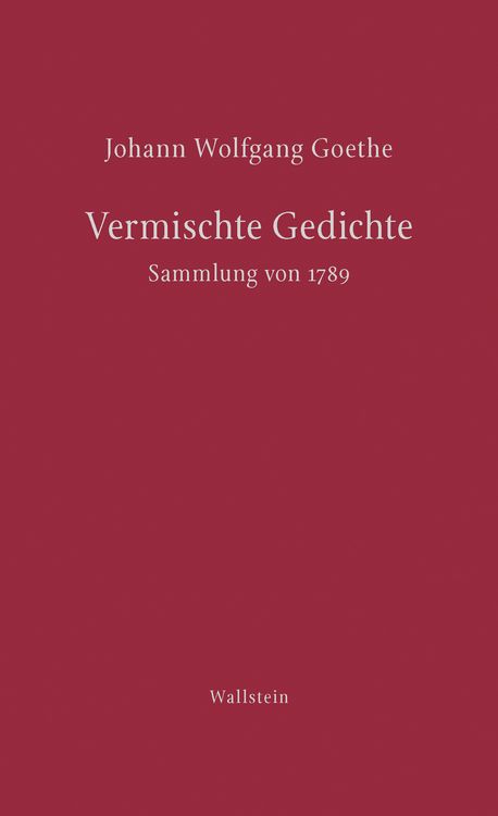 Produktbild: Vermischte Gedichte