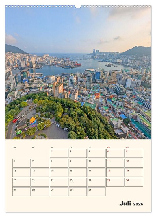 Produktbild: Busan - Eine Reise durch das Herz der K&uuml;stenstadt (hochwertiger Premium Wandkalender 2026 DIN A2 hoch), Kunstdruck in Hochglanz