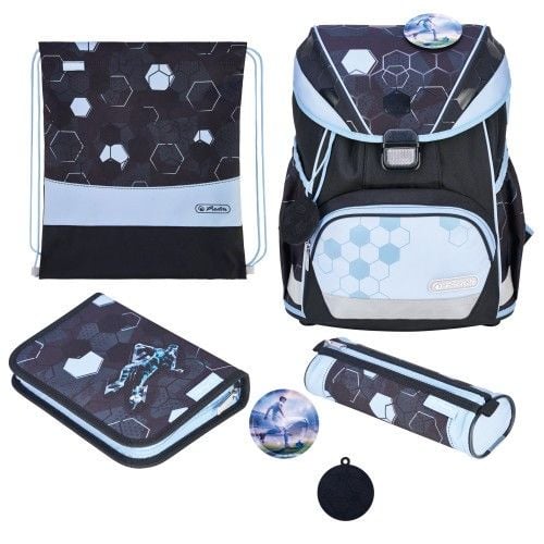 Produktbild: Herlitz Schulranzen UltraLight XL Plus Cyber Soccer