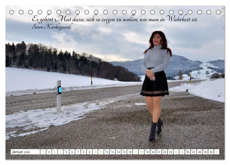 Produktbild: Miranda Cruz - Die Frau von nebenan (Tischkalender 2026 DIN A5 quer), CALVENDO Monatskalender