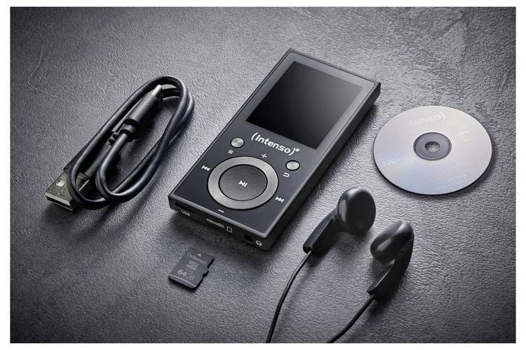 Produktbild: Intenso MP3 Videoplayer 64GB Music Walker MP3-Player 64GB Schwarz Bluetooth&reg;