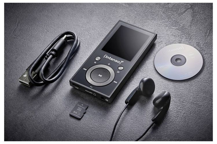 Produktbild: Intenso Music Walker MP3-Player 64GB Schwarz Bluetooth&reg;