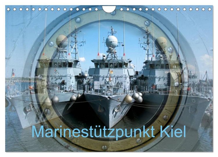 Produktbild: Marinest&uuml;tzpunkt Kiel (Wandkalender 2026 DIN A4 quer), CALVENDO Monatskalender