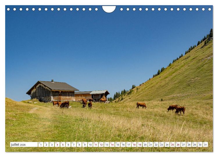 Produktbild: Les Portes du Soleil, Haute-Savoie (Calendrier mural 2026 DIN A4 vertical), CALVENDO calendrier mensuel