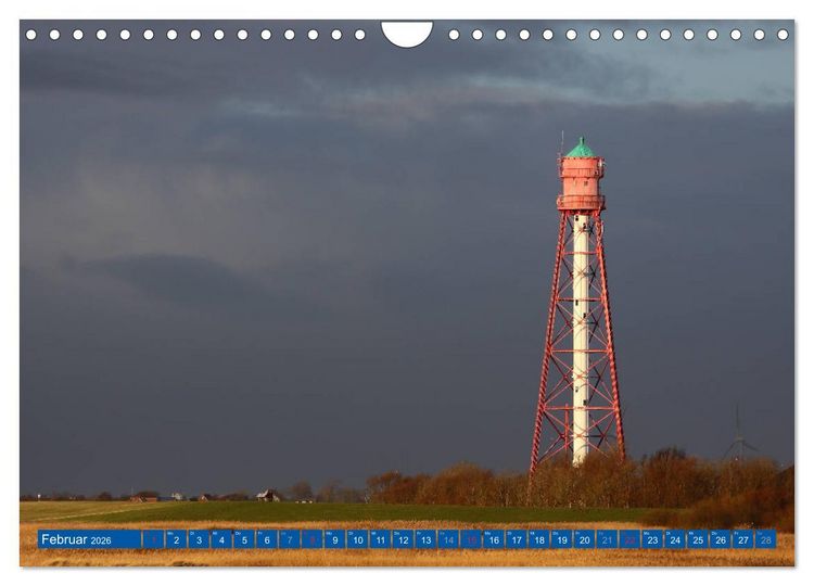 Produktbild: Die Krummh&ouml;rn Gemeinde in Ostfriesland (Wandkalender 2026 DIN A4 quer), CALVENDO Monatskalender