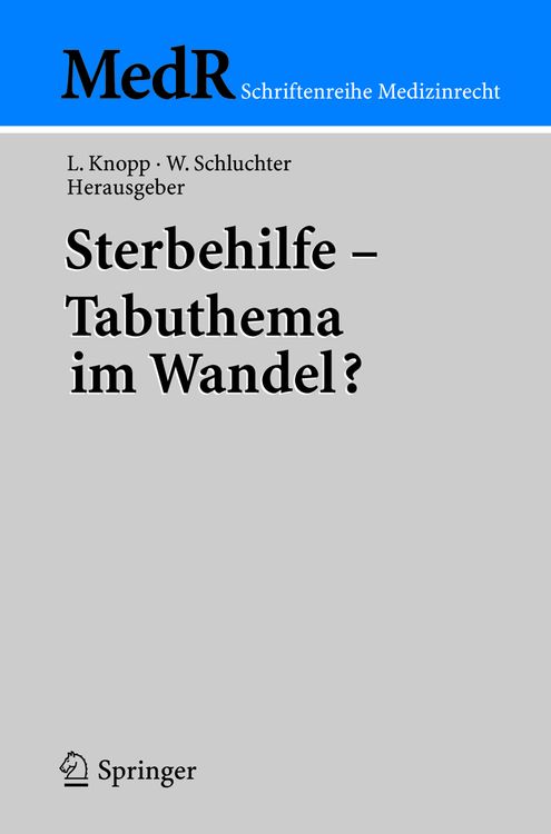 Produktbild: Sterbehilfe &mdash; Tabuthema im Wandel?