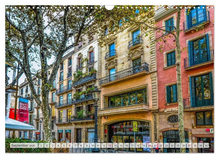 Produktbild: BARCELONA - Metropole am Mittelmeer (Wandkalender 2026 DIN A3 quer), CALVENDO Monatskalender