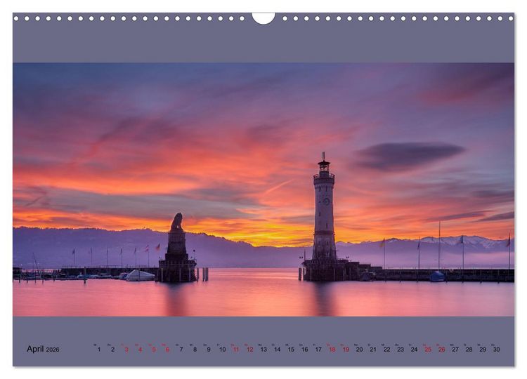Produktbild: Bodensee Weitblicke (Wandkalender 2026 DIN A3 quer), CALVENDO Monatskalender