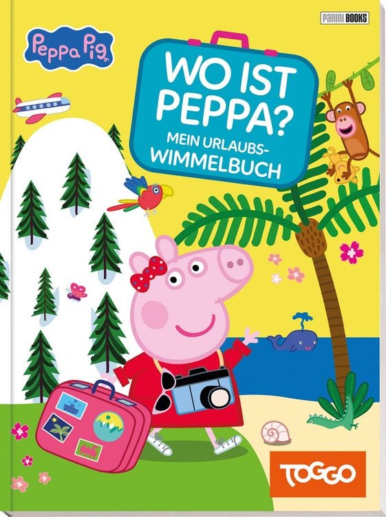 Produktbild: Peppa Pig: Wo ist Peppa? Mein Urlaubs-Wimmelbuch