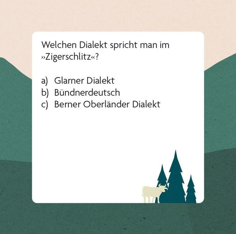 Produktbild: Dialekt-Quiz Schweiz