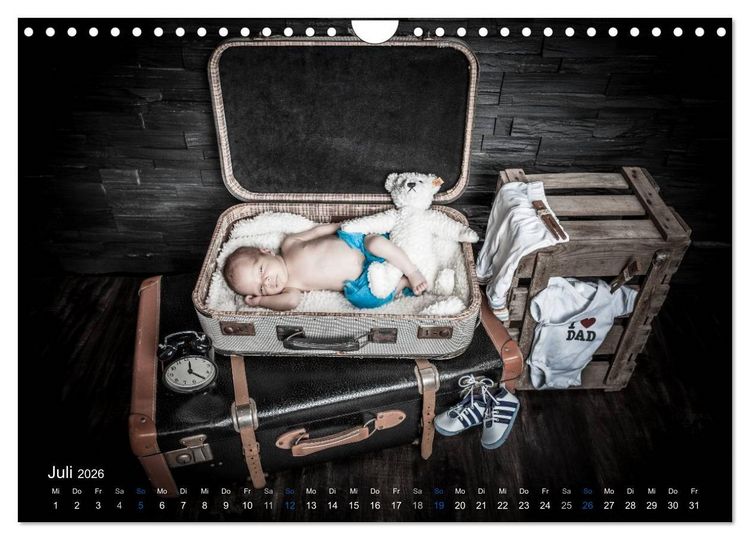Produktbild: Baby - s&uuml;&szlig;e Tr&auml;ume (Wandkalender 2026 DIN A4 quer), CALVENDO Monatskalender