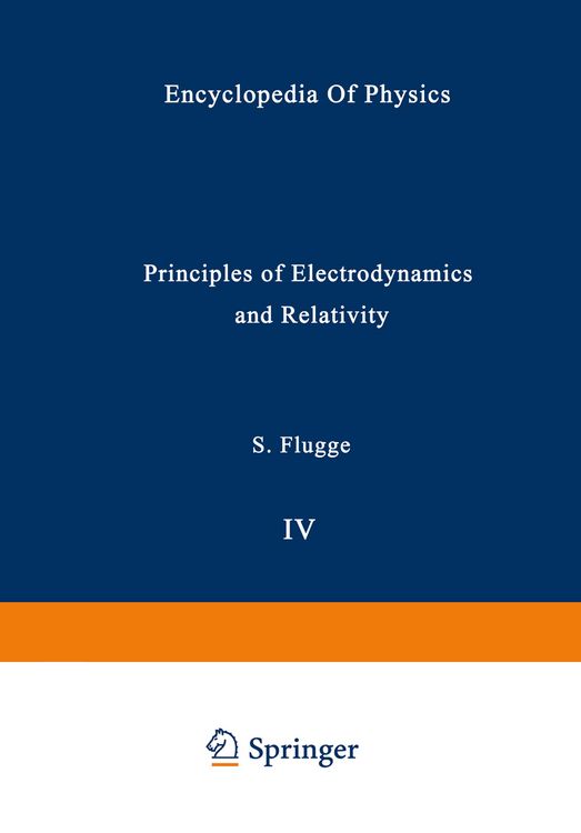 Produktbild: Principles of Electrodynamics and Relativity / Prinzipien der Elektrodynamik und Relativit&auml;tstheorie